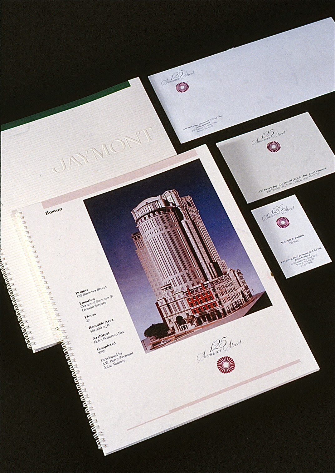 The symbol and logotype displayed on letterhead, envelope, and business cards.