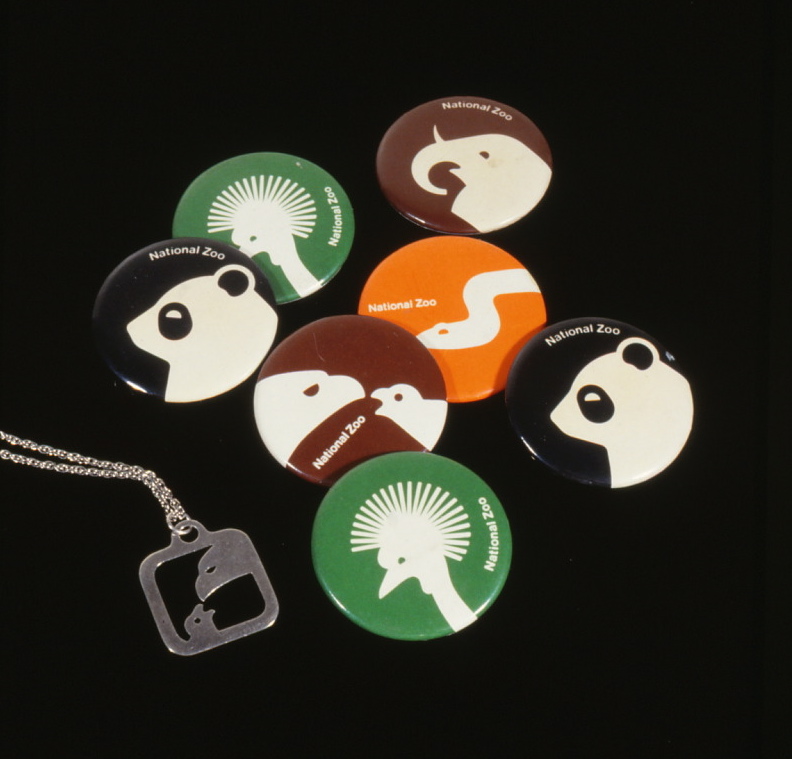 A series of buttons featuring the different animal symbols