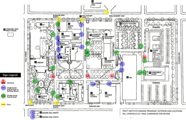 Campus map plan
