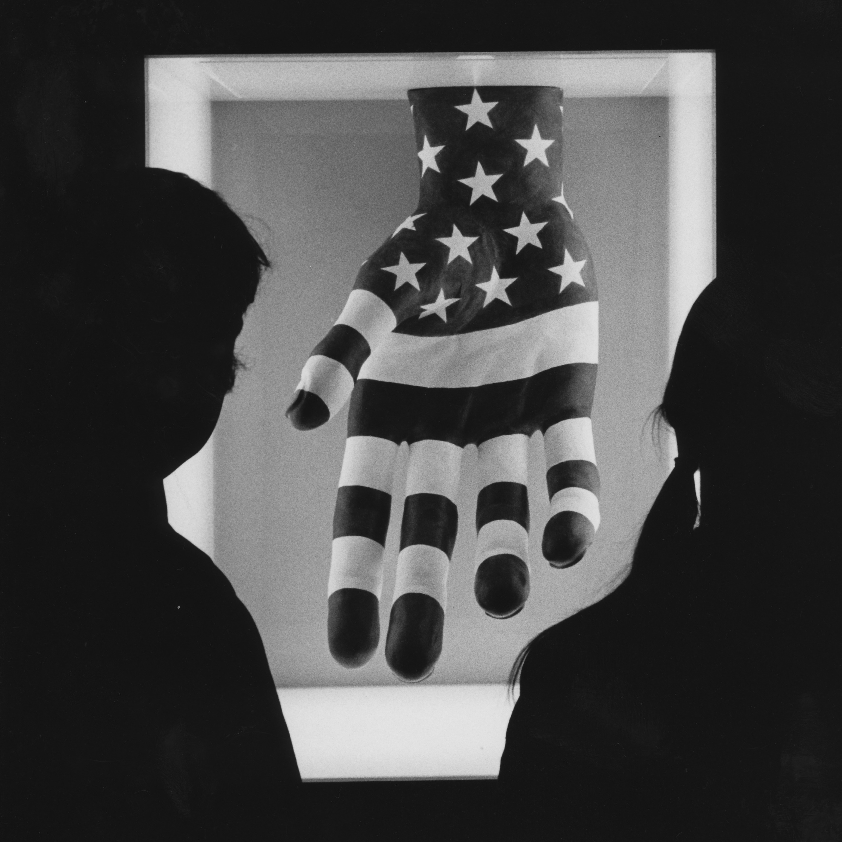 US Flag Hand