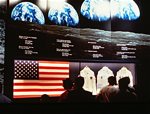 History board of Apollo 11