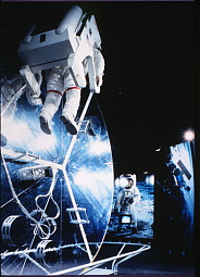 Display of spacewalk