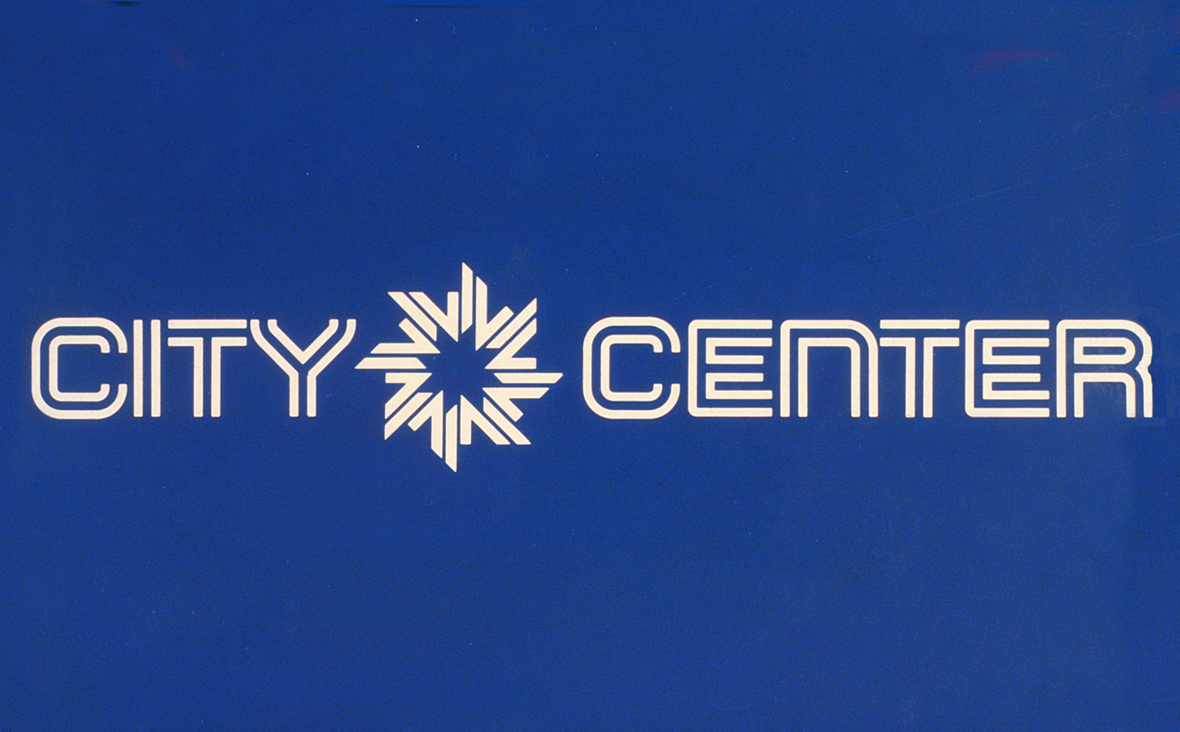 Minneapolis City Center logo and typeface signature.