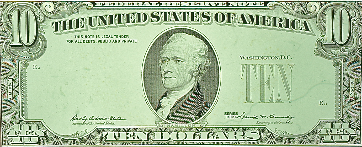 Ten Dollar Bill